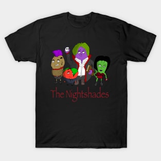 The Nightshades Goth Vegetable Family T-Shirt